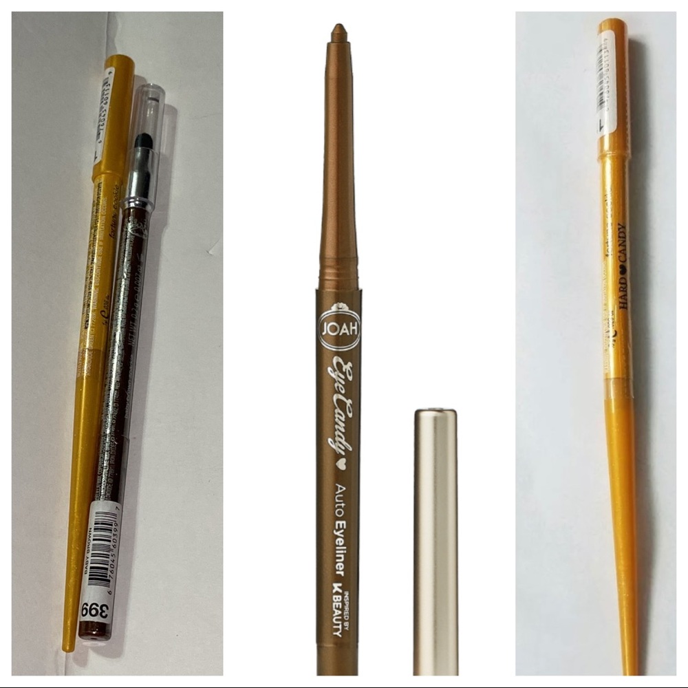 Hard candy Eye liner fortune cookie yellow baby brown sparkle